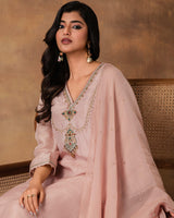 SWARN EMB KURTA SET
