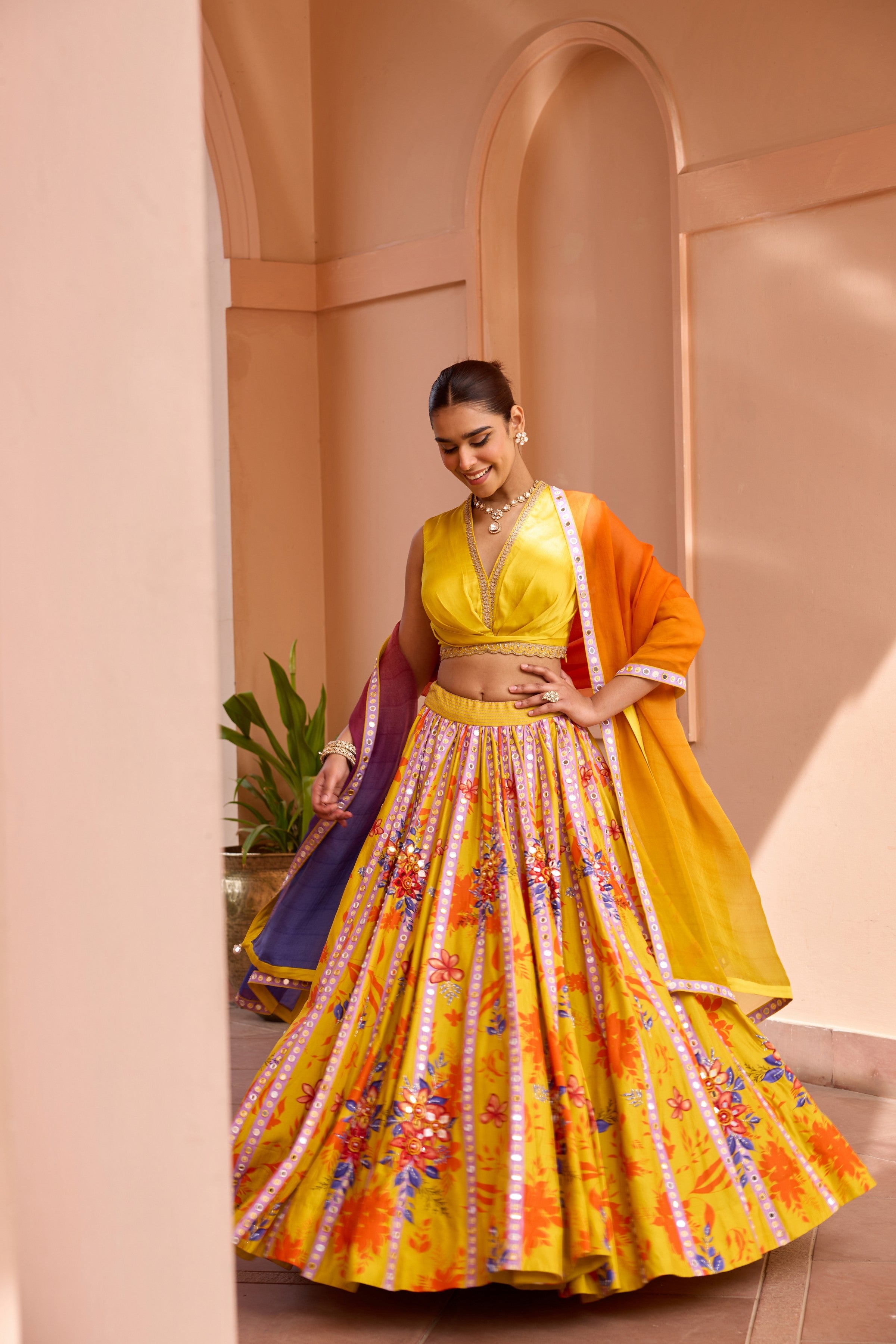 Khushrang  lehenga set