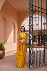 Khushrang saree set