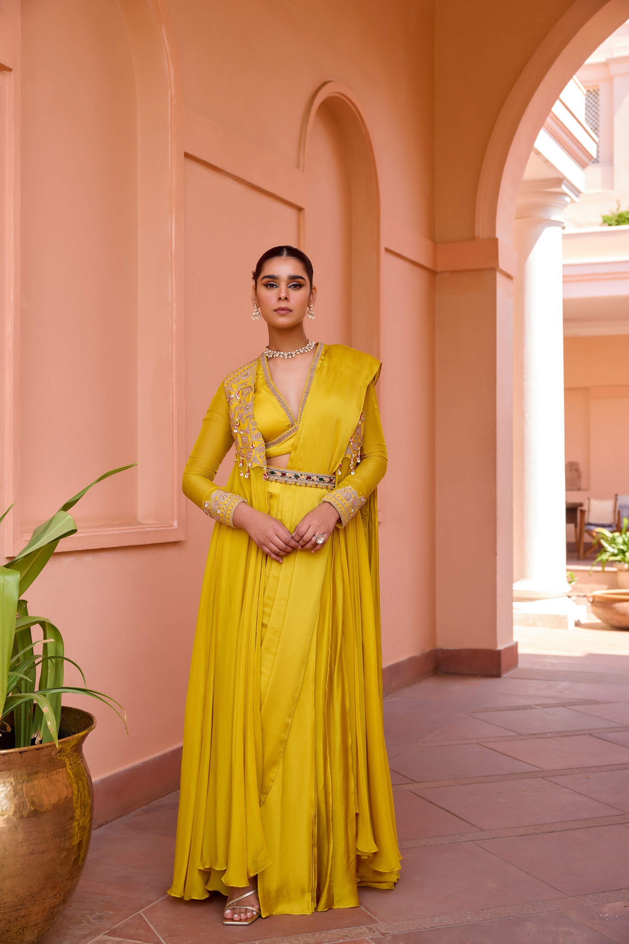 Qurbat saree set