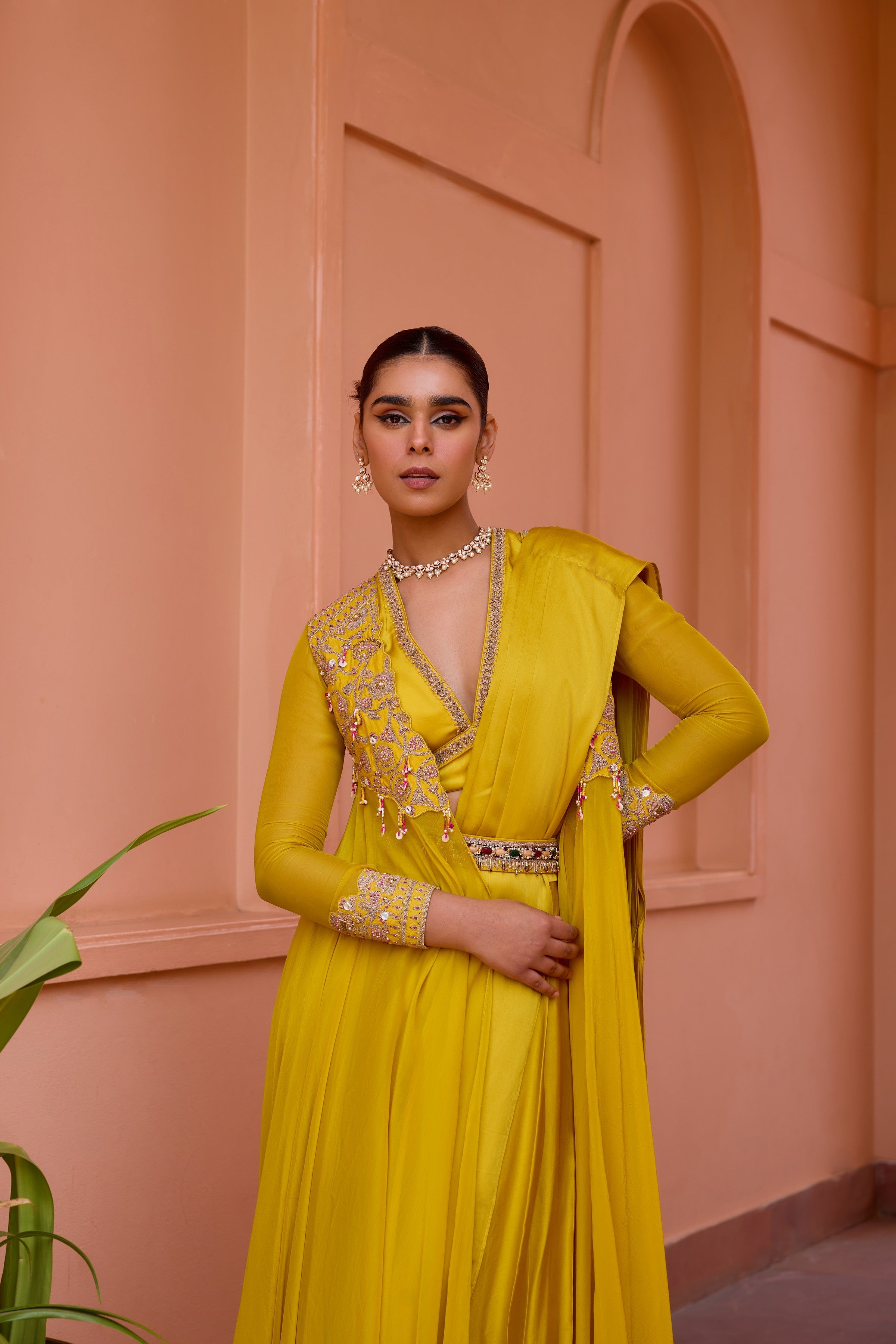 Qurbat saree set