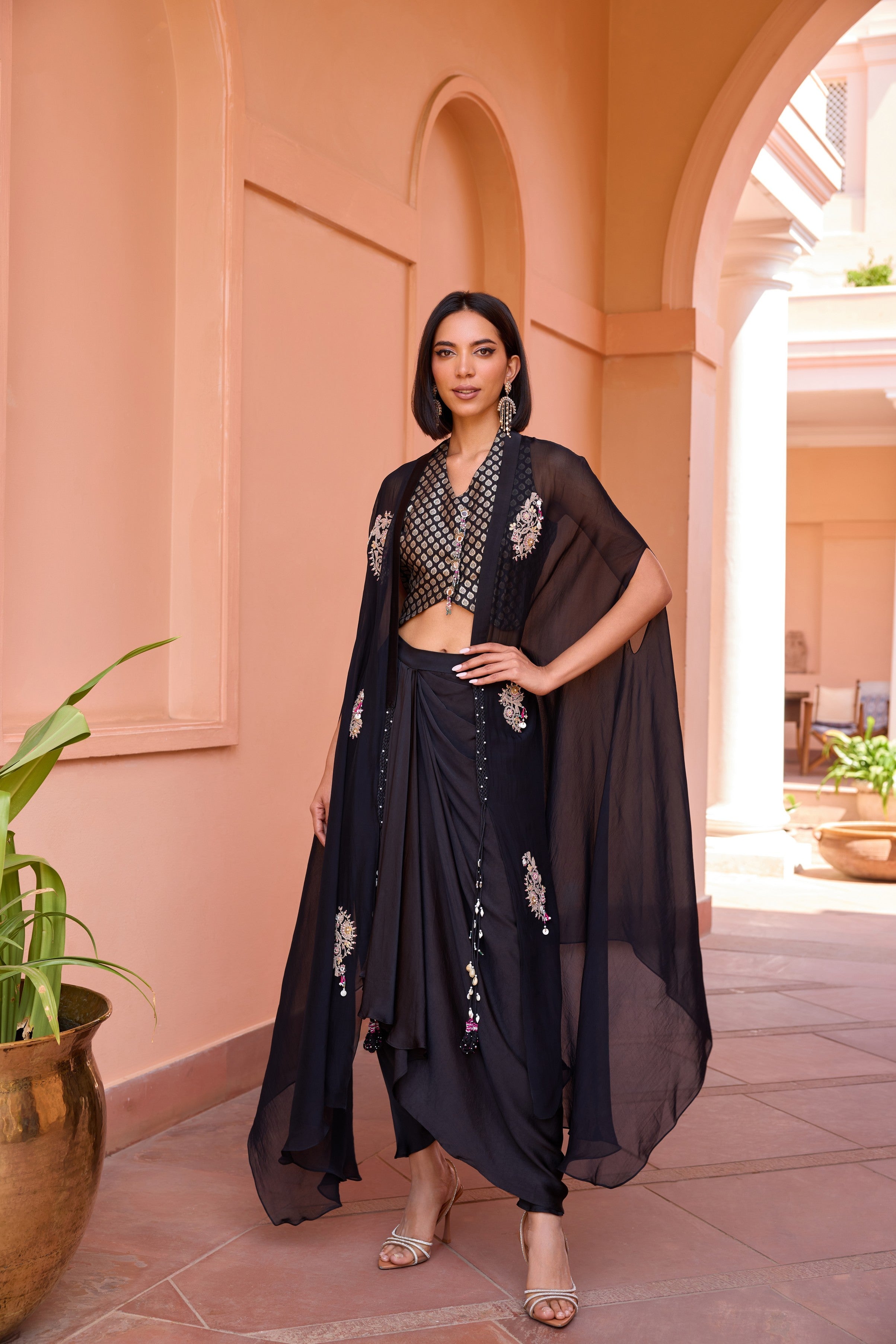 Seher skirt set