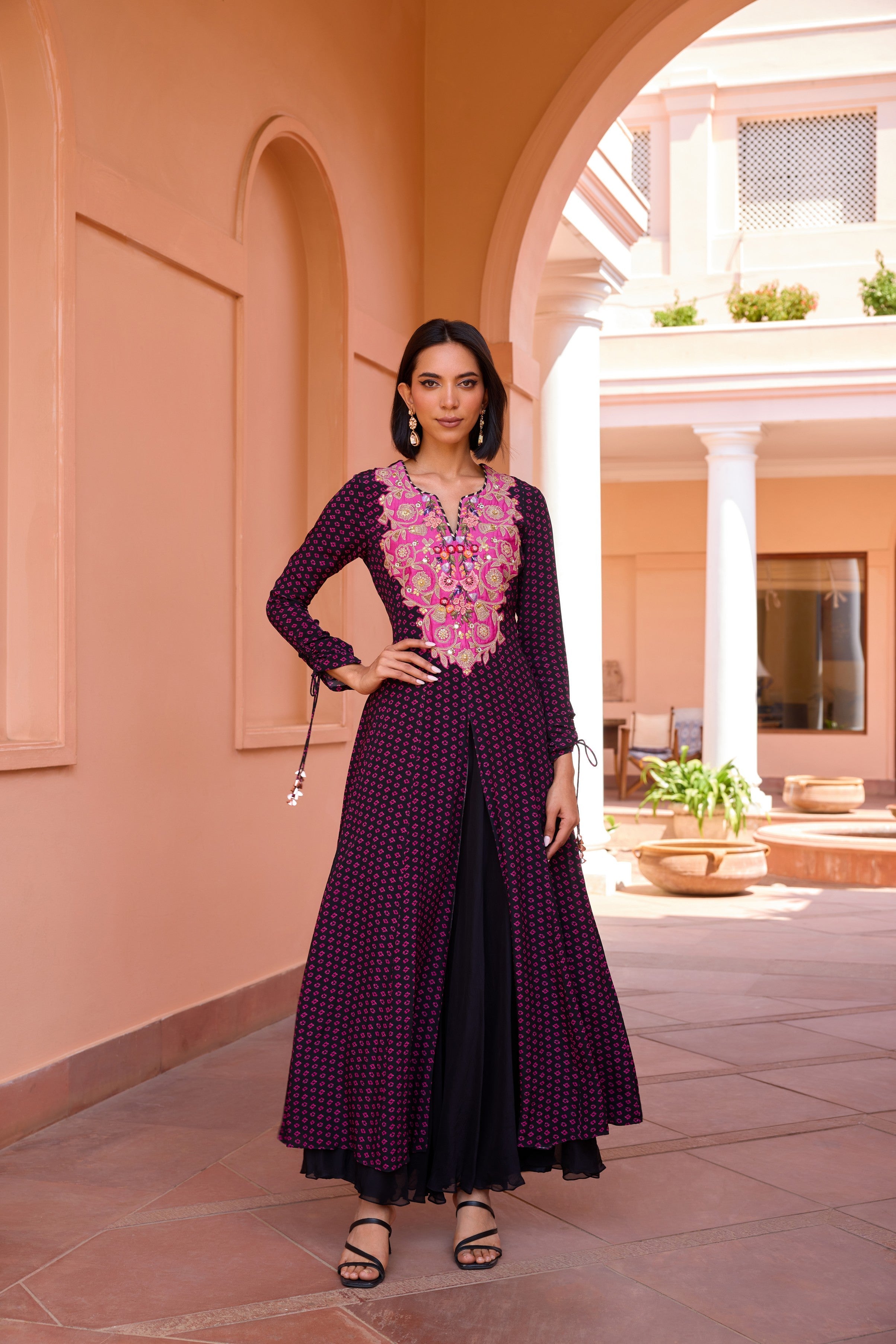 Sharanya anarkali set