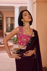 Khushnoor saree set