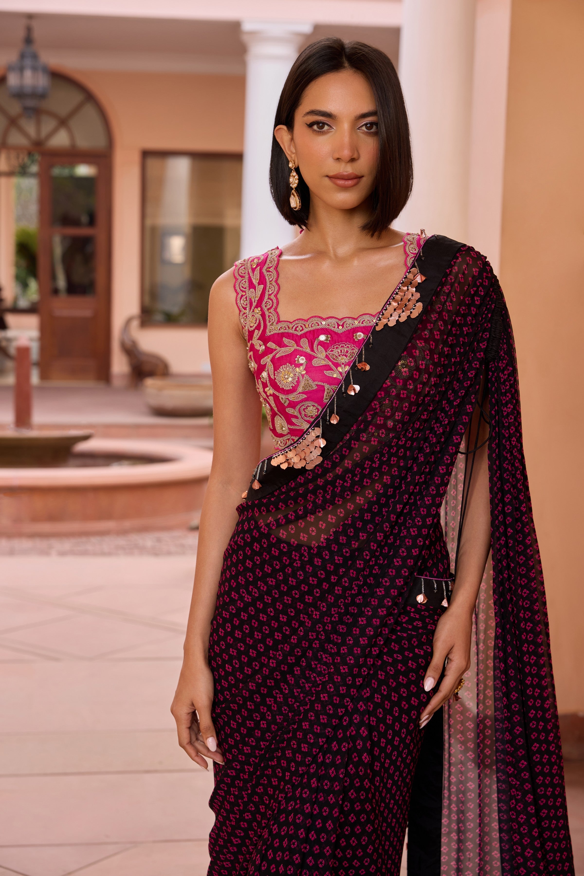 Khushnoor saree set