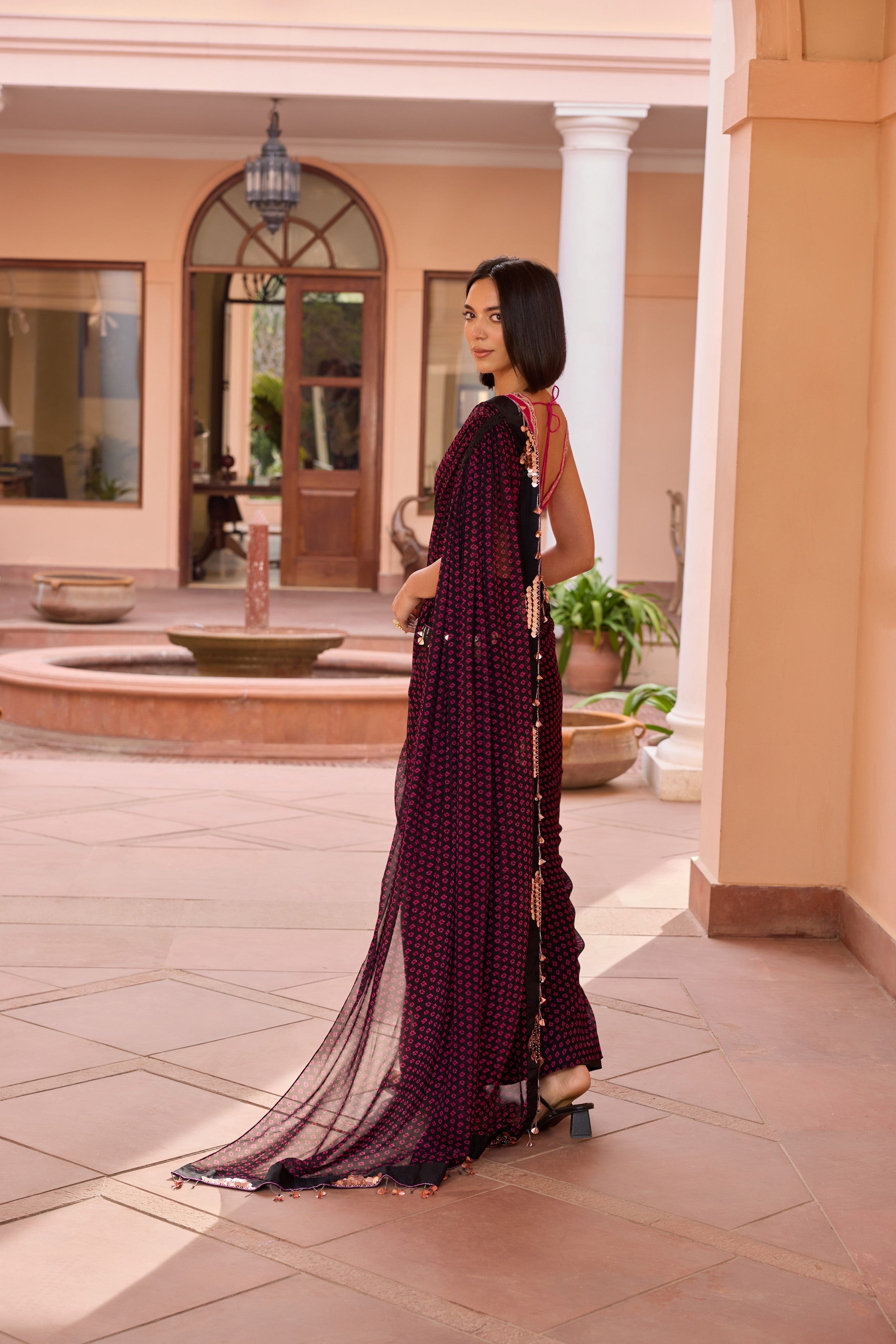 Khushnoor saree set