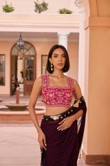Khushnoor saree set