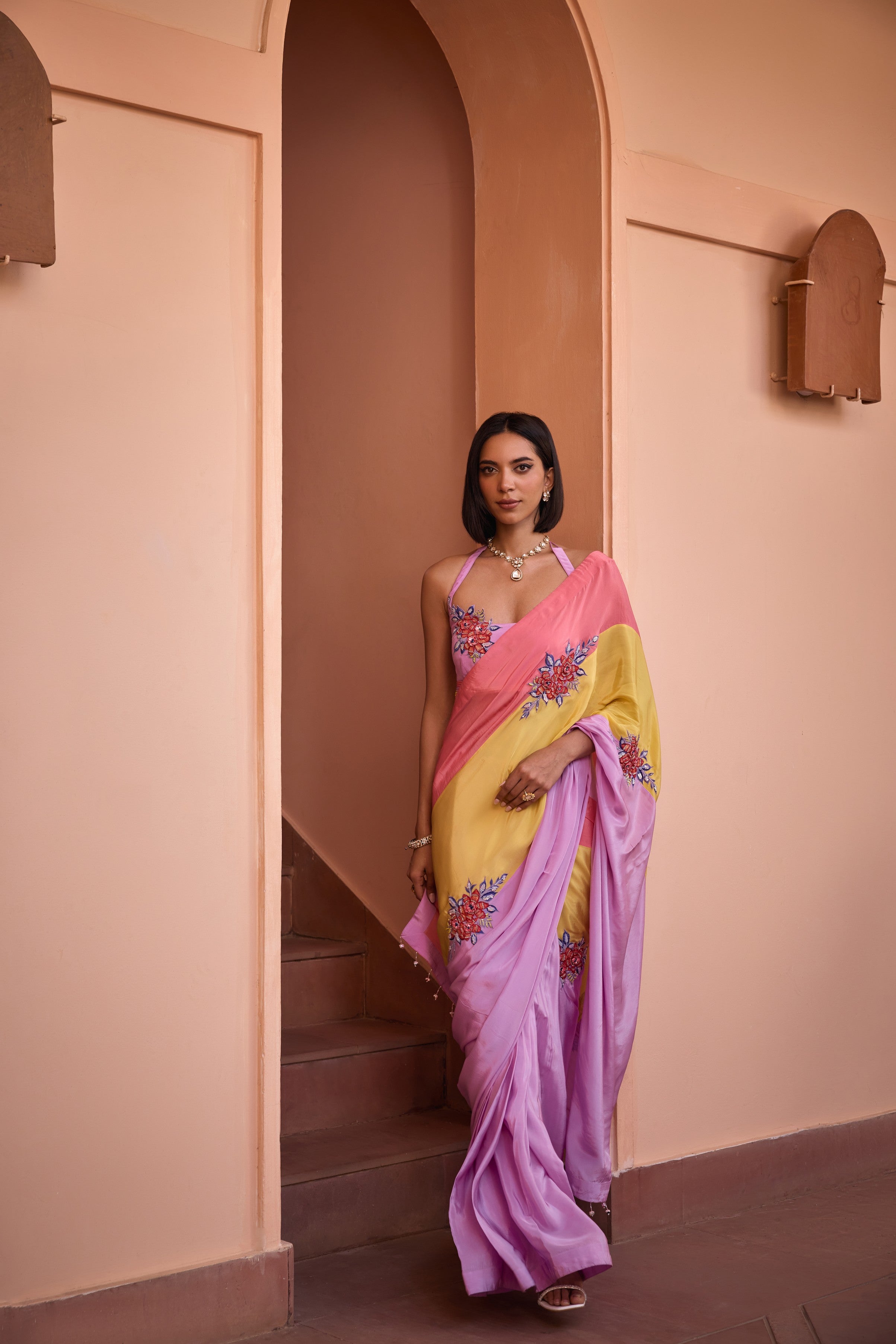Shafaq saree set