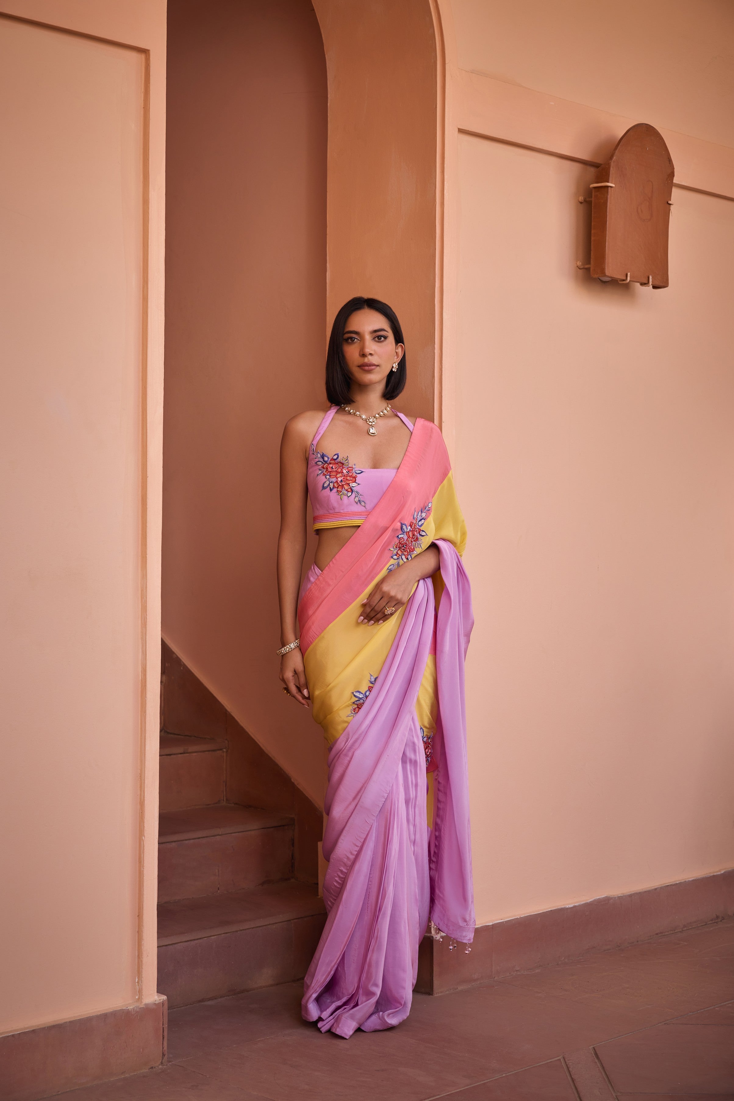 Shafaq saree set