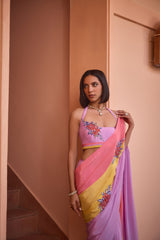 Shafaq saree set