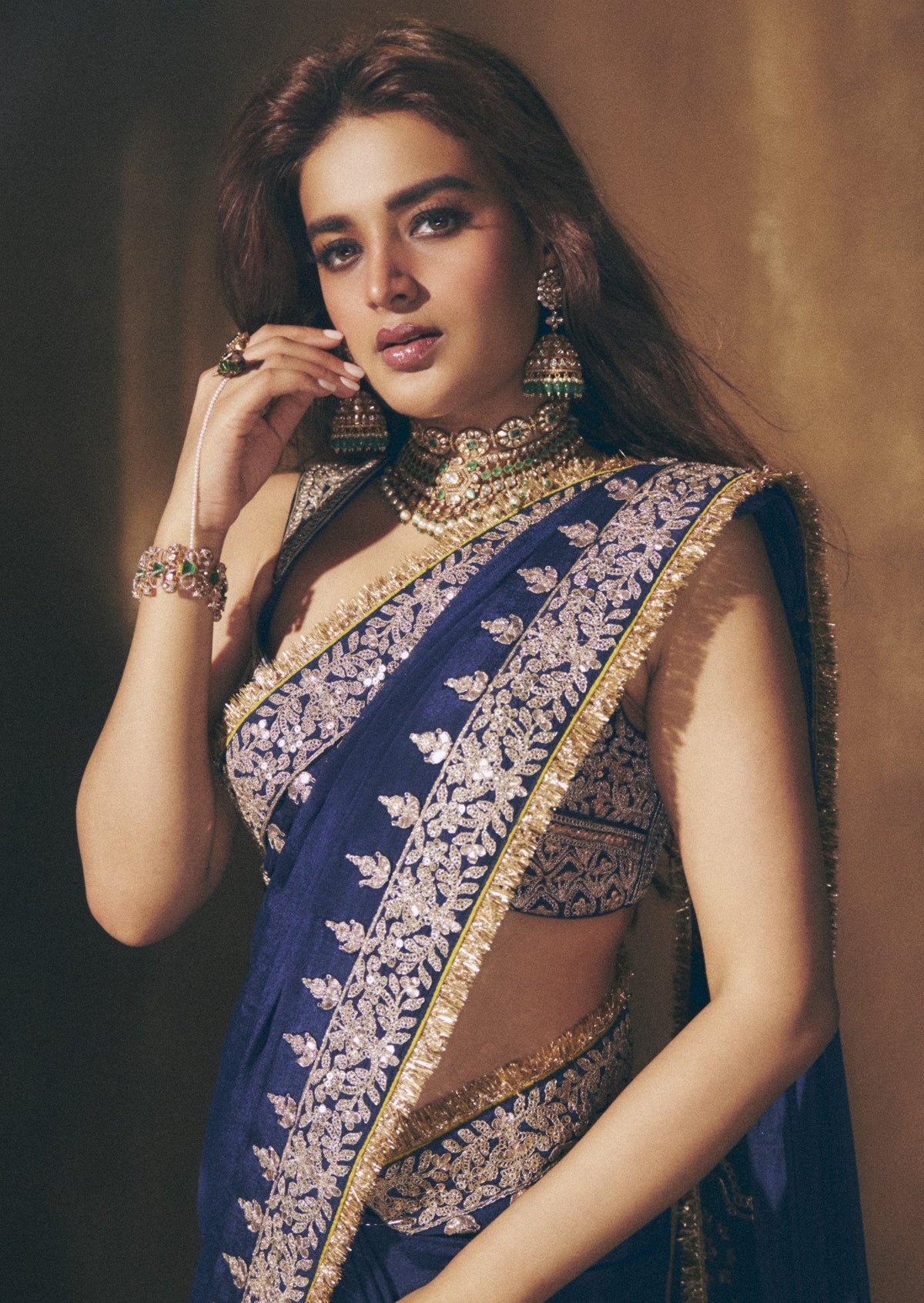 Nidhhi Agerwal in Layla Saree Set