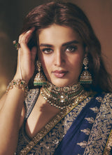 Nidhhi Agerwal in Layla Saree Set