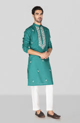Teal Kurta Set