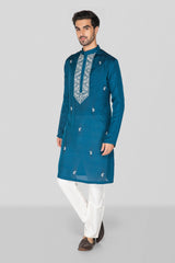 Classic Blue Kurta Set