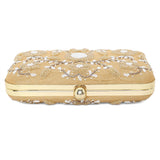 Golden elegant clutch