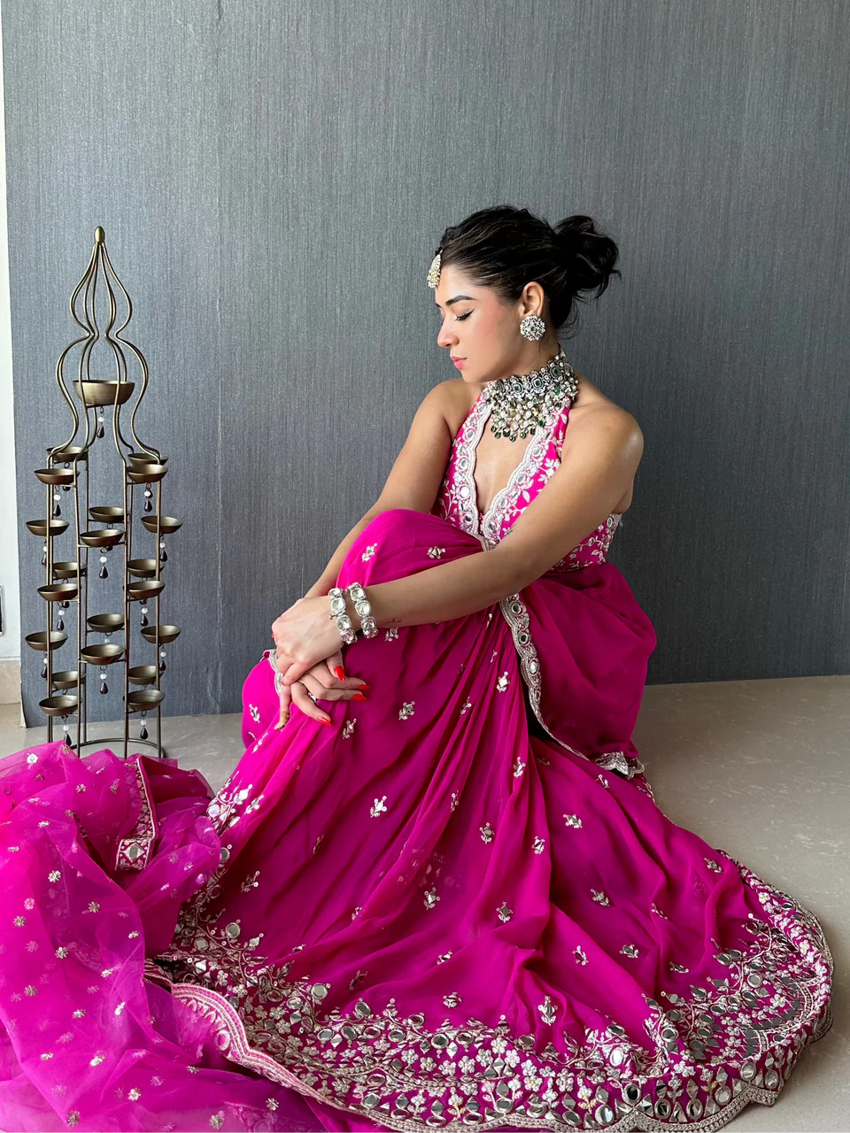 Sukhmani in Eila Sharara Set