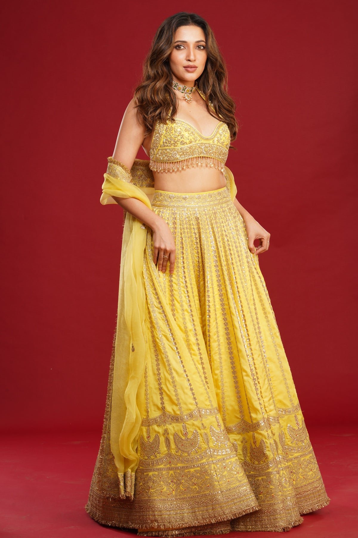 Neha Shetty In Zivaara Lehenga Set