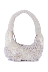 White indo-western purse