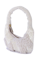 White indo-western purse