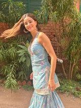 Ananya Pandey in Dhvanika Halter Set
