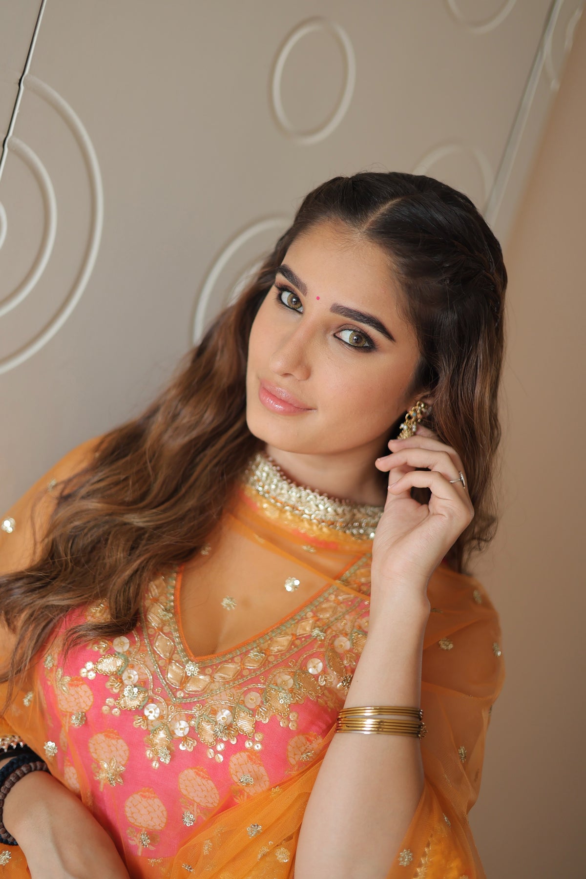 Rasha Thadani In Dwisha Halter Sharara Set