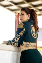 The Paan Petha Cropped Blazer Set