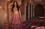 Rani heavily embroidered lehenga