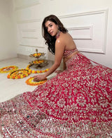 Sukhmani in Laanya Lehenga Set