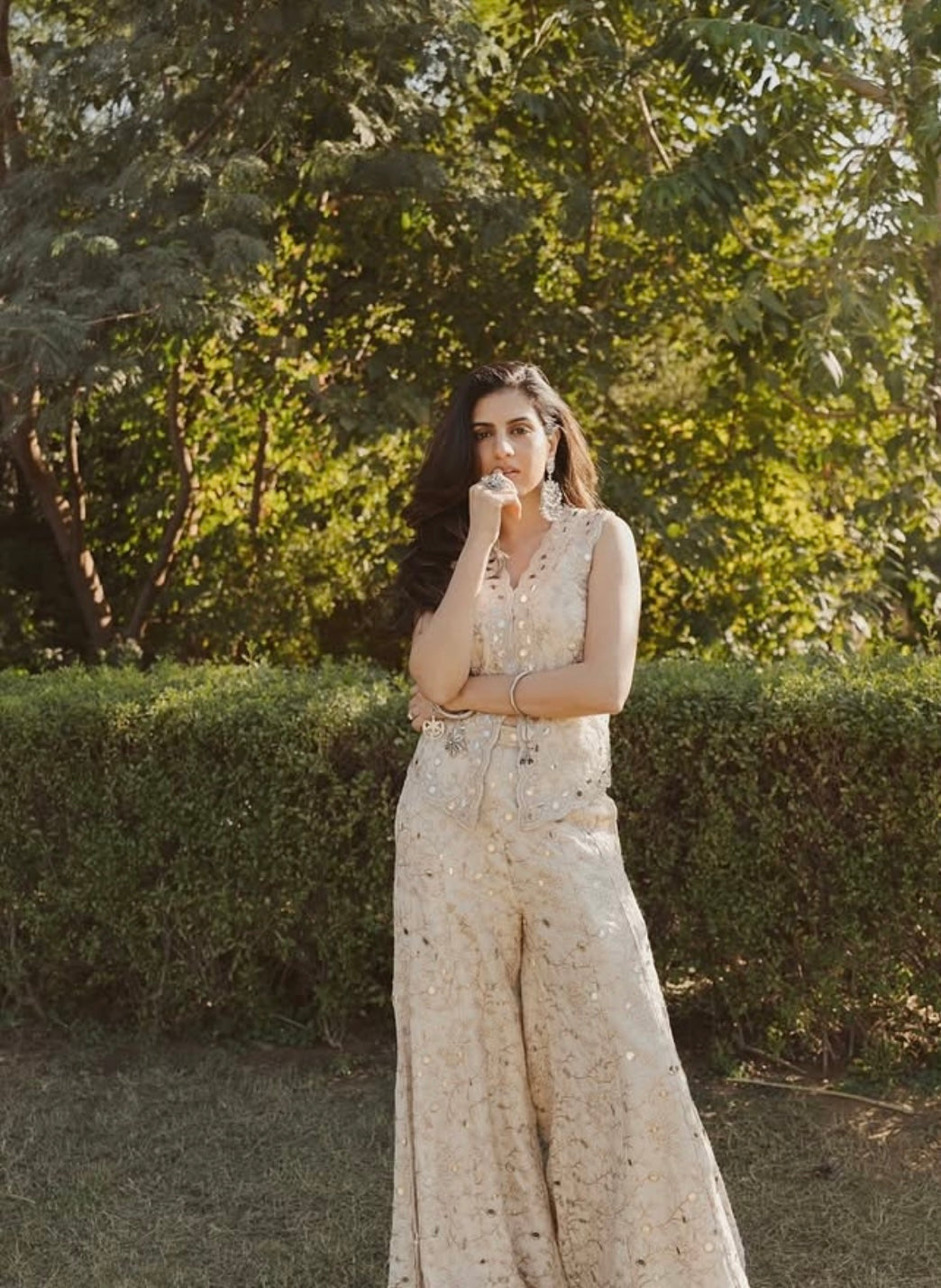 Sachi Gilani in Akila Pant Set