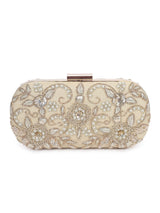 Thandai gold clutch