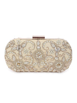 Thandai gold clutch