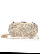 Thandai gold clutch