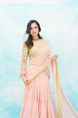 Nitanshi Goel in Iraaya Saree Set
