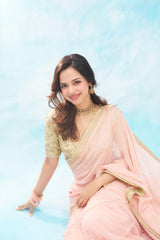 Nitanshi Goel in Iraaya Saree Set