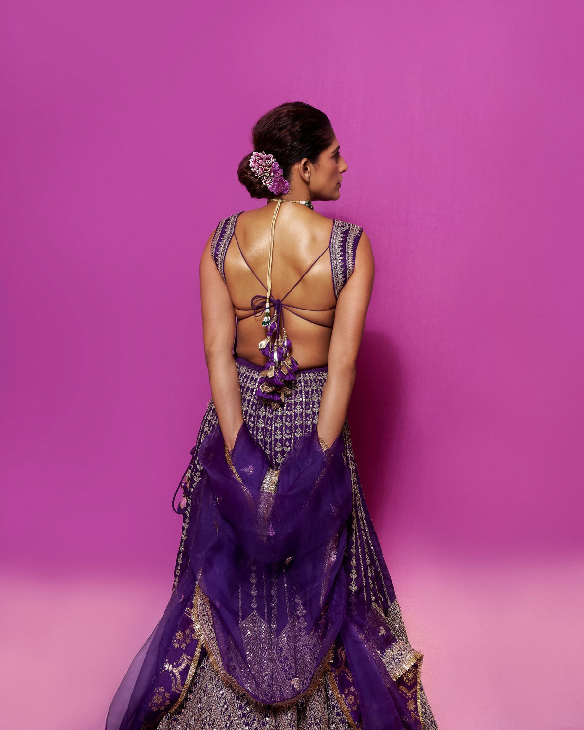 Kubbra Sait in Razia Lehenga Set