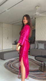 GUNJAN LADHA IN MAHARANI VELVET FESTIVE TUNIC