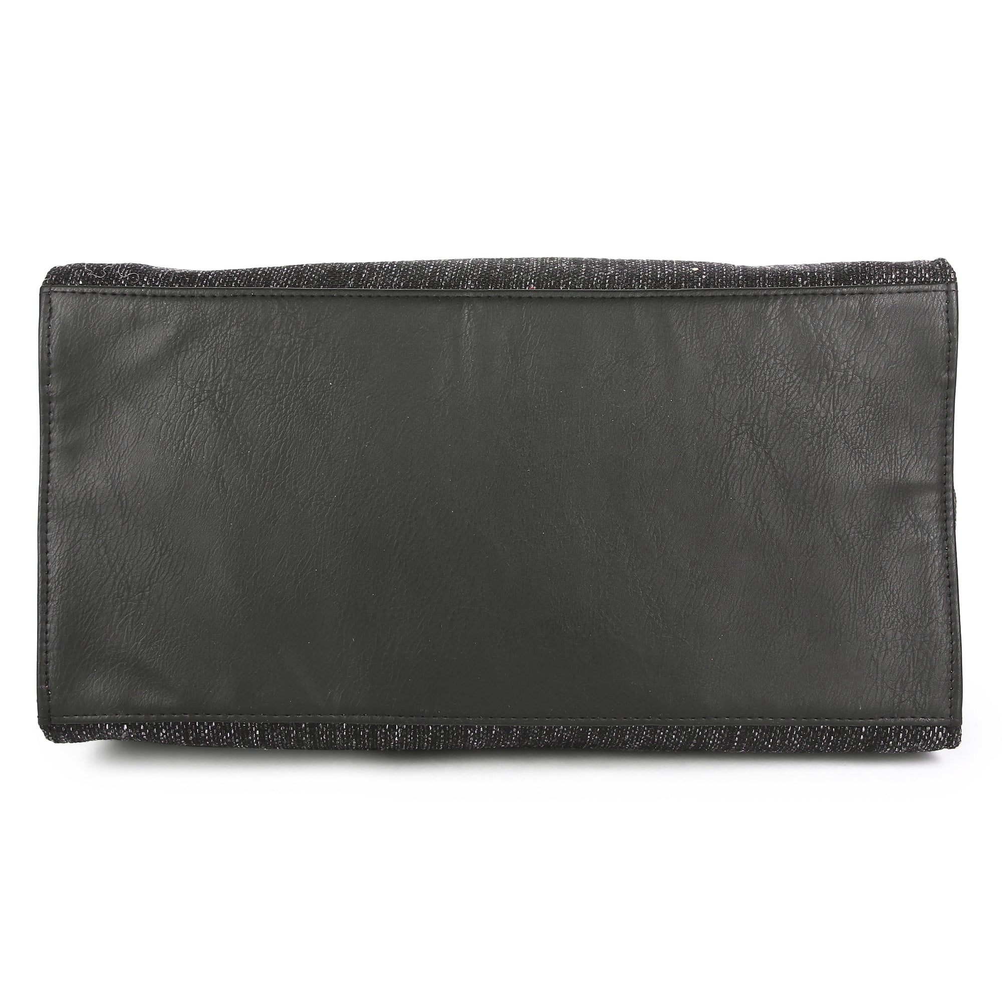 Black canvas tote bag