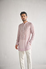 Lilac rose cutadana kurta