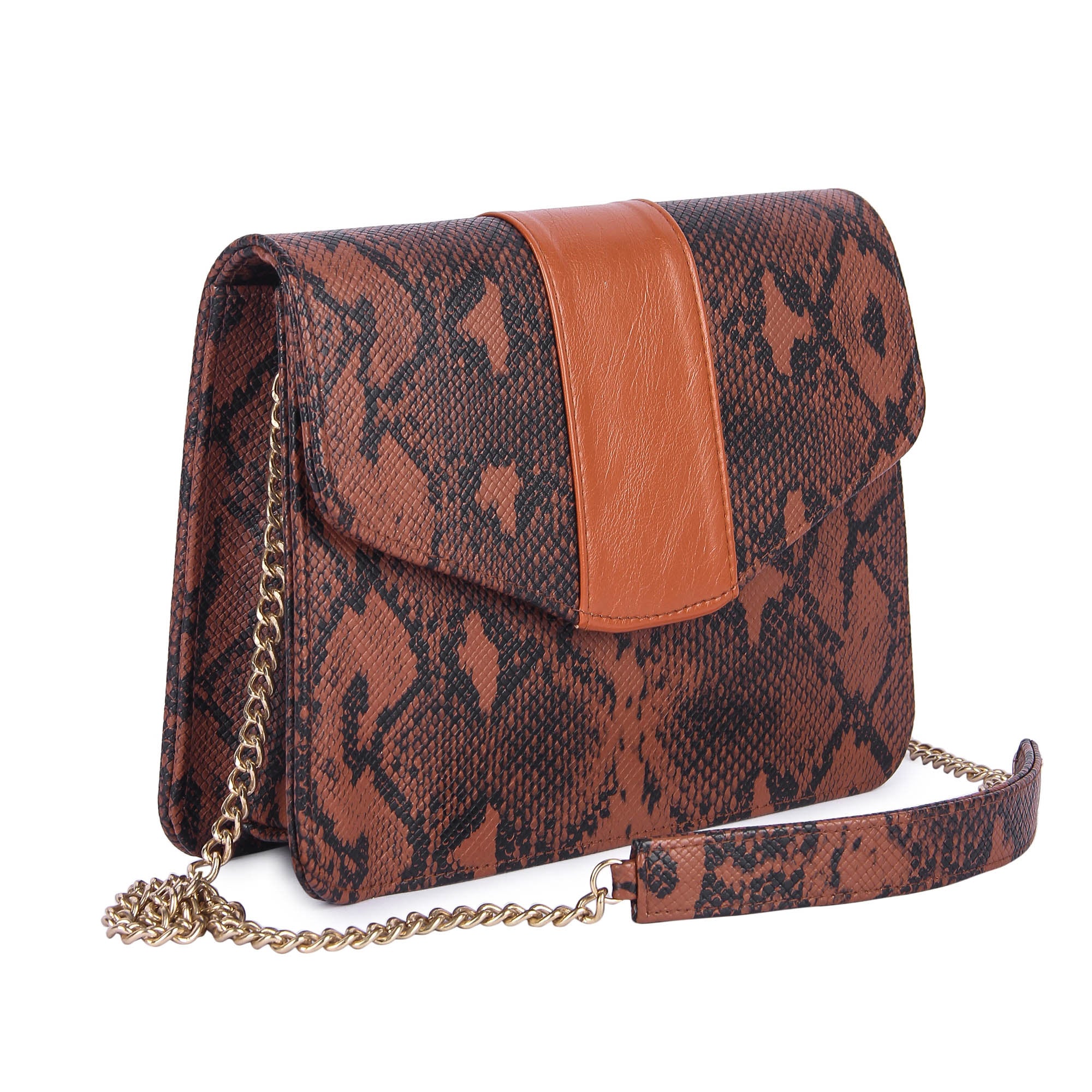 Vegan tan clutch