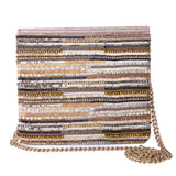 Bonita gold clutch