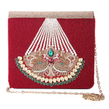 Pasha red clutch