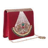 Pasha red clutch