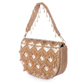 Gold insiyaa clutch