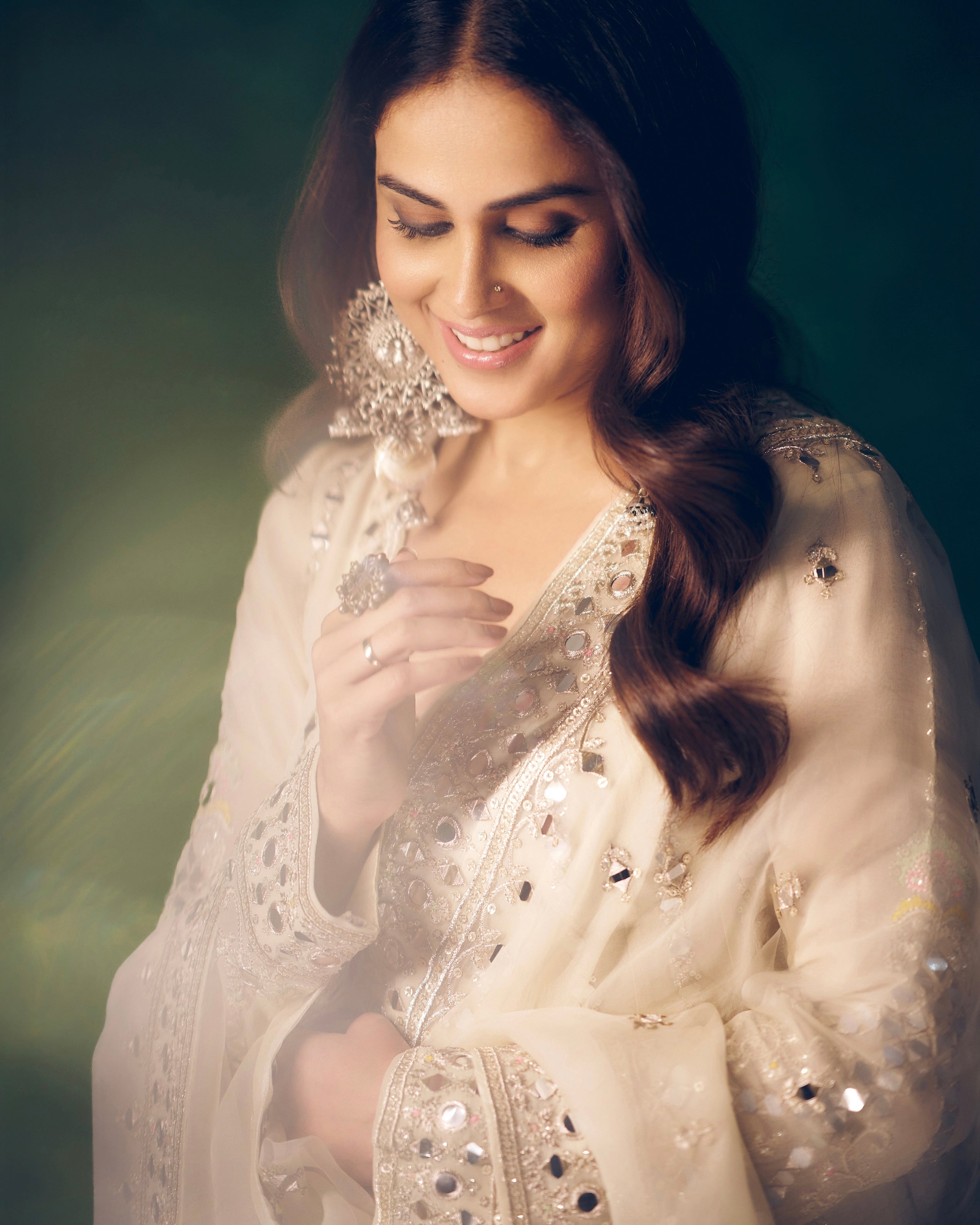 Genelia in Cheshtha Anarkali Set