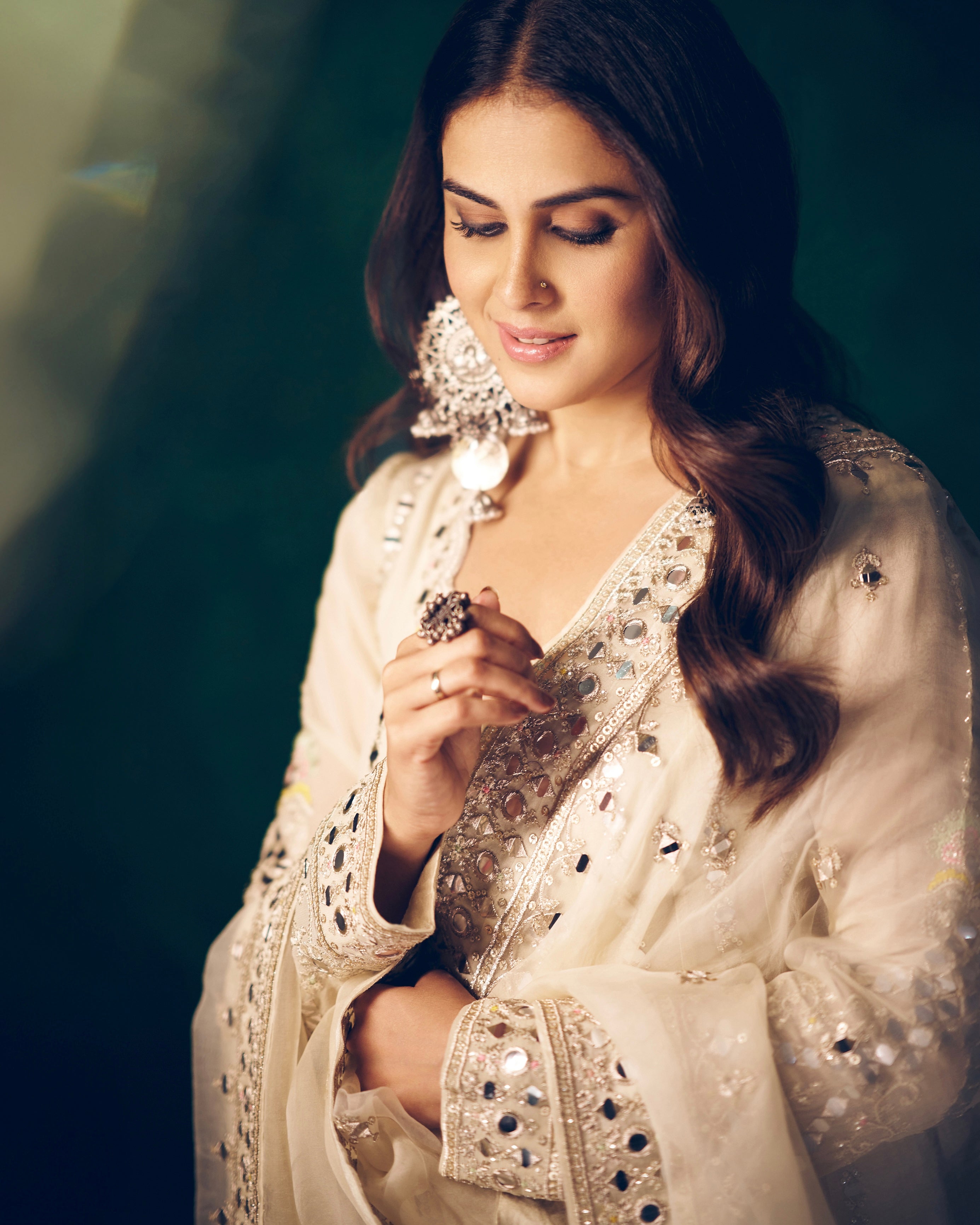 Genelia in Cheshtha Anarkali Set