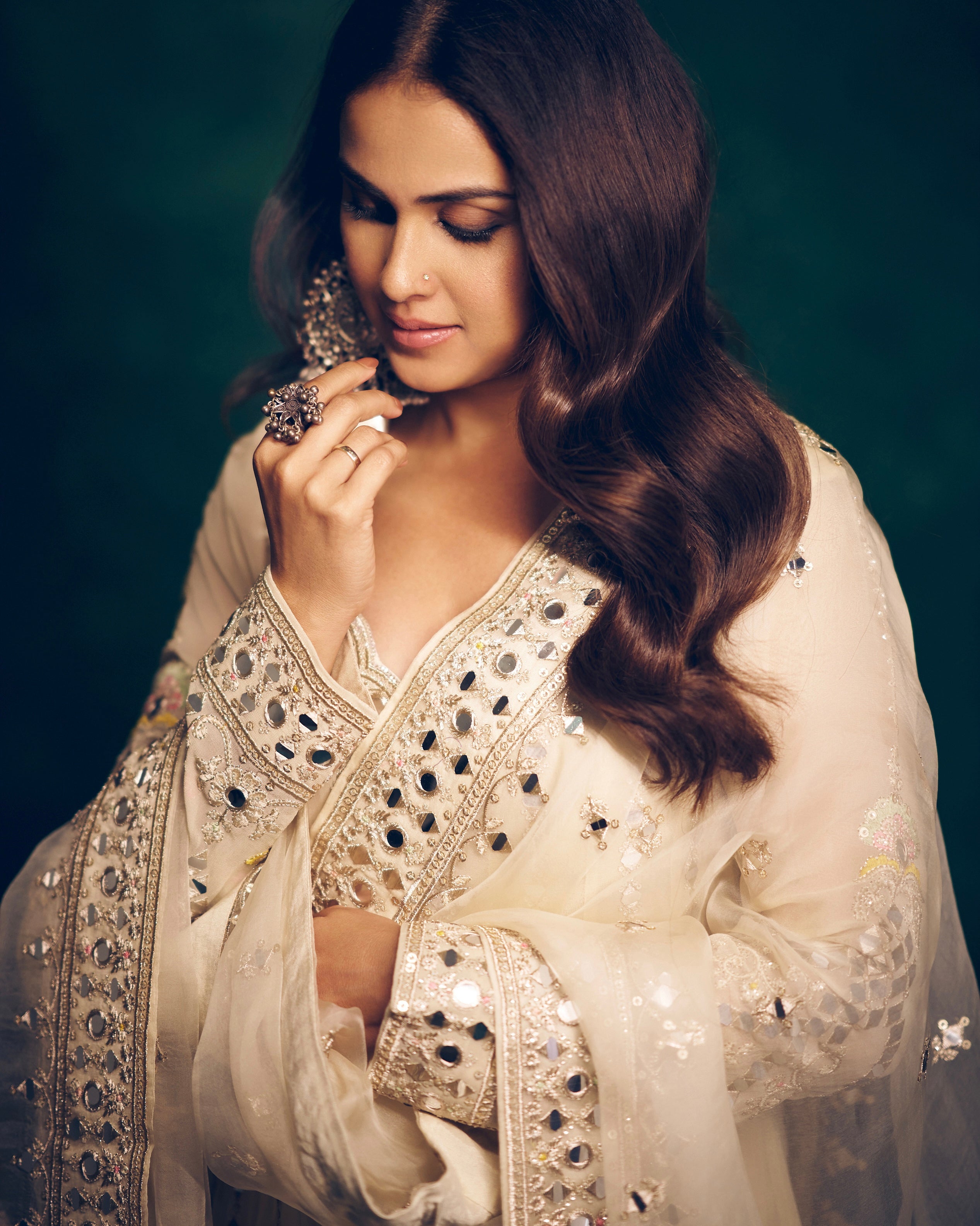 Genelia in Cheshtha Anarkali Set