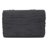 Black on black clutch