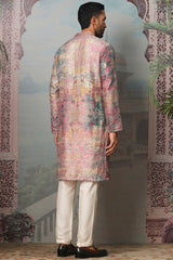 Rosewood Bloom Sequin Embroidered Kurta Set
