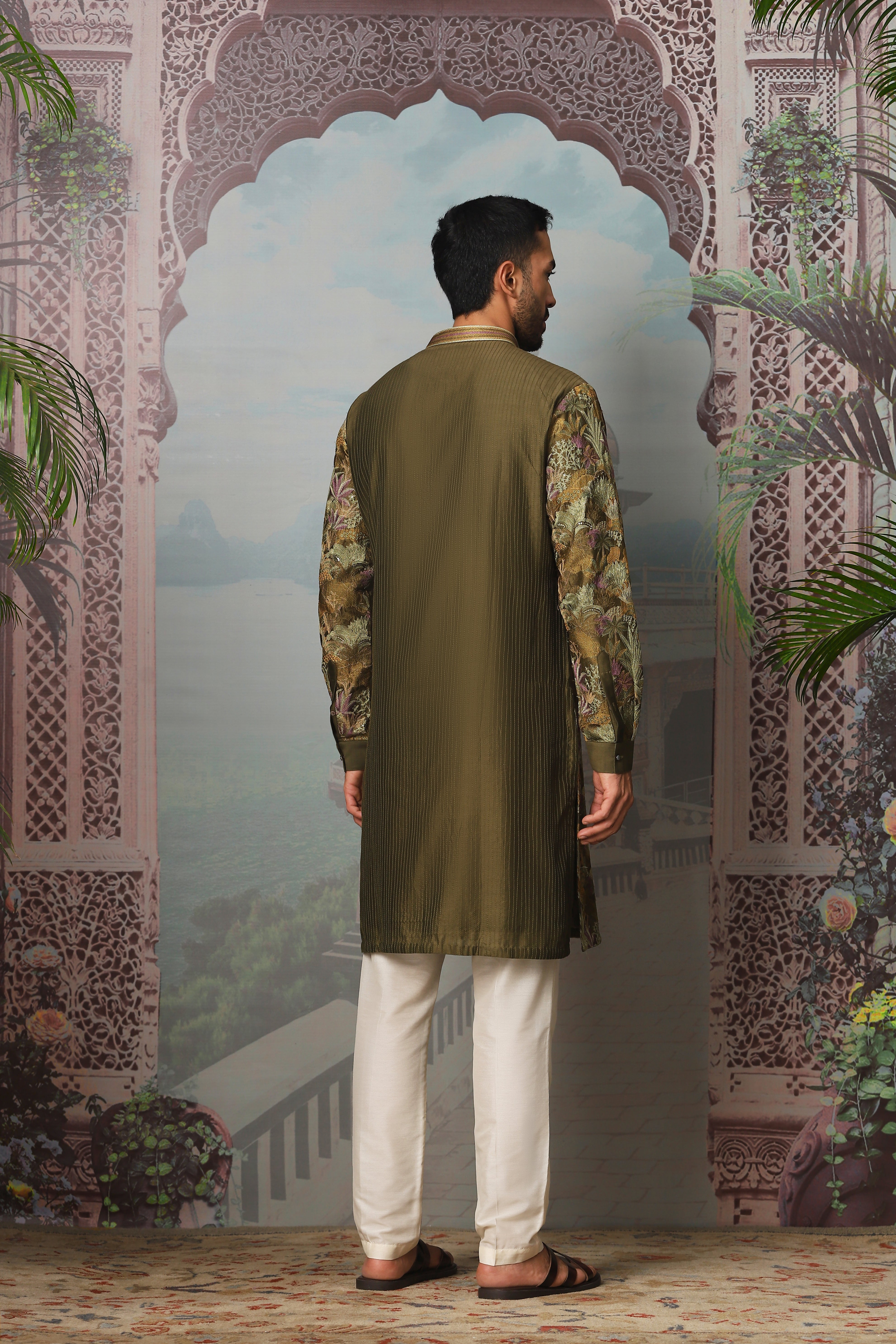 Botanical Paradise Embroidered Kurta Set