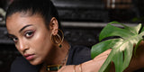 NATURAL ELEGANCE LOOP EARRING